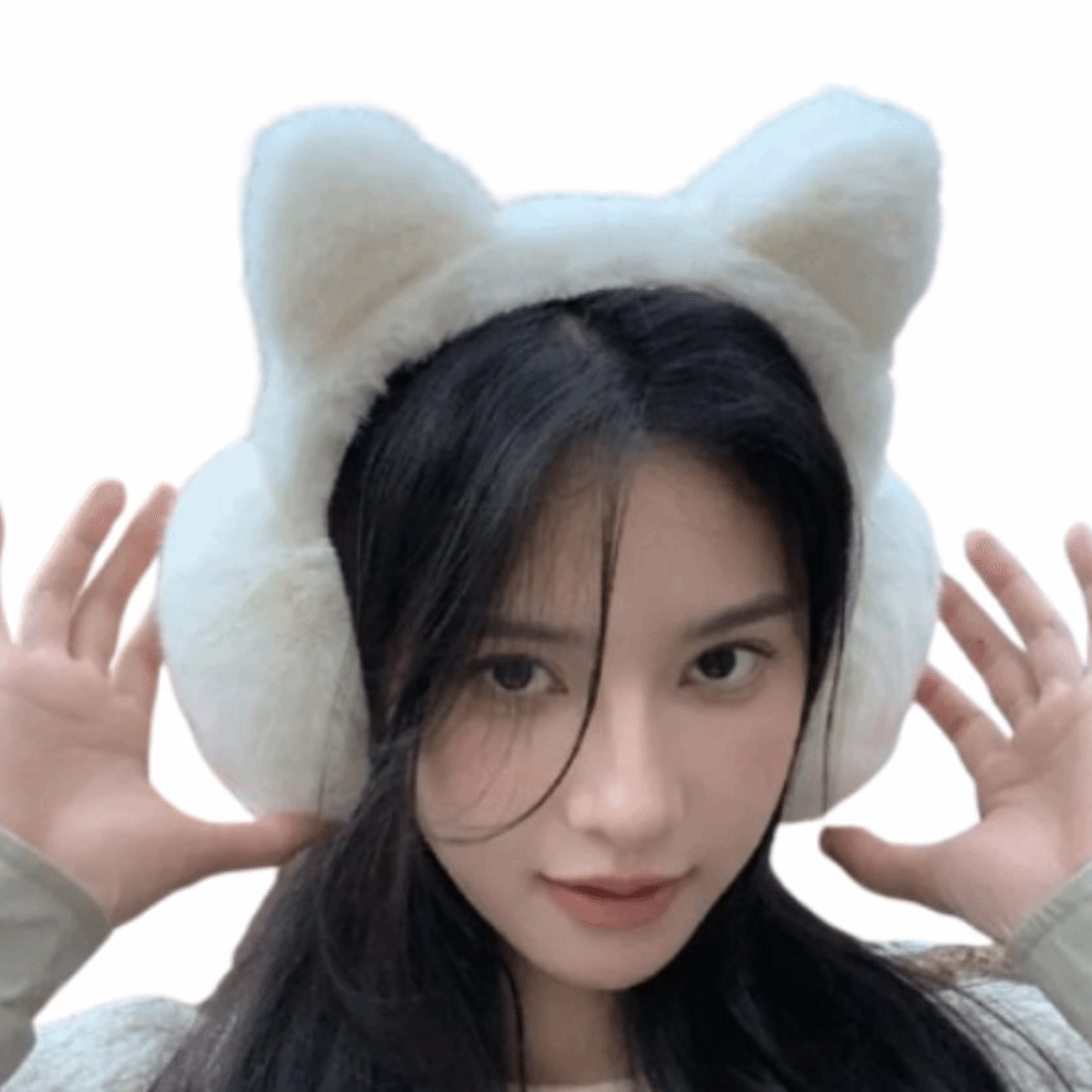 Earmuffs Foldable - Lekkie Składane Nauszniki dla Kota, Grube