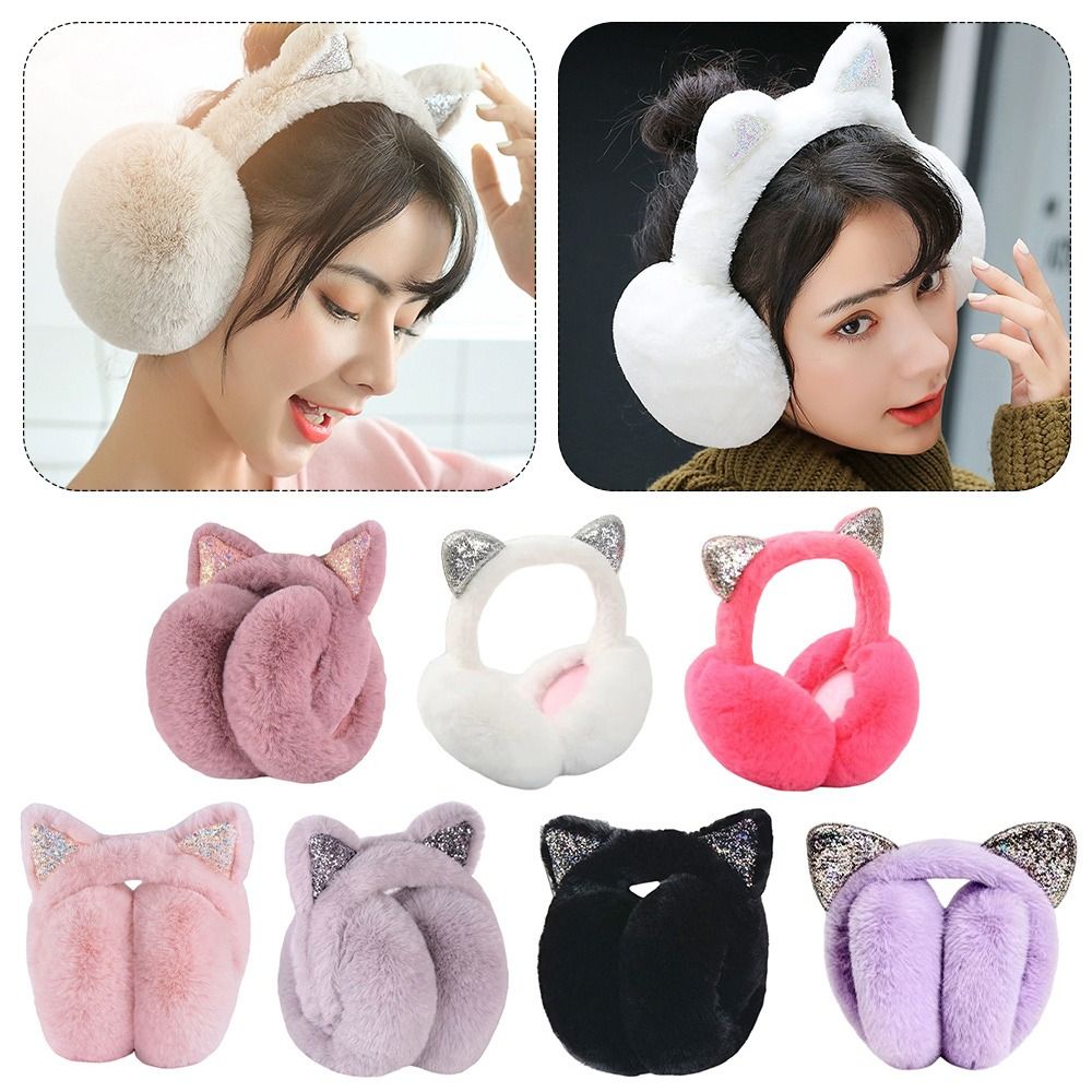 Earmuffs Foldable - Urocza czapka z króliczymi uszami, zwierzęce