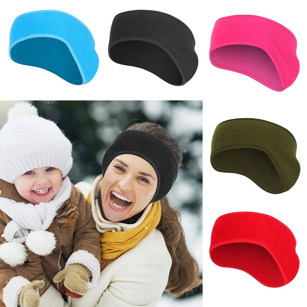 Fleece Ear Warmer Band - 1 szt. Opaska na włosy dla