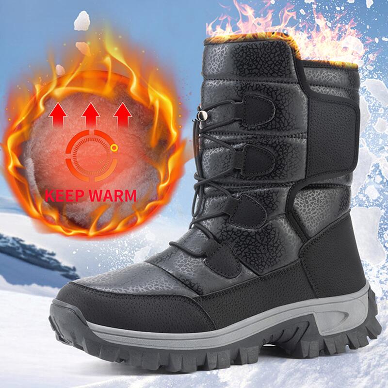 Waterproof Winter Boot - Nowe ciepłe męskie pluszowe buty śniegowce