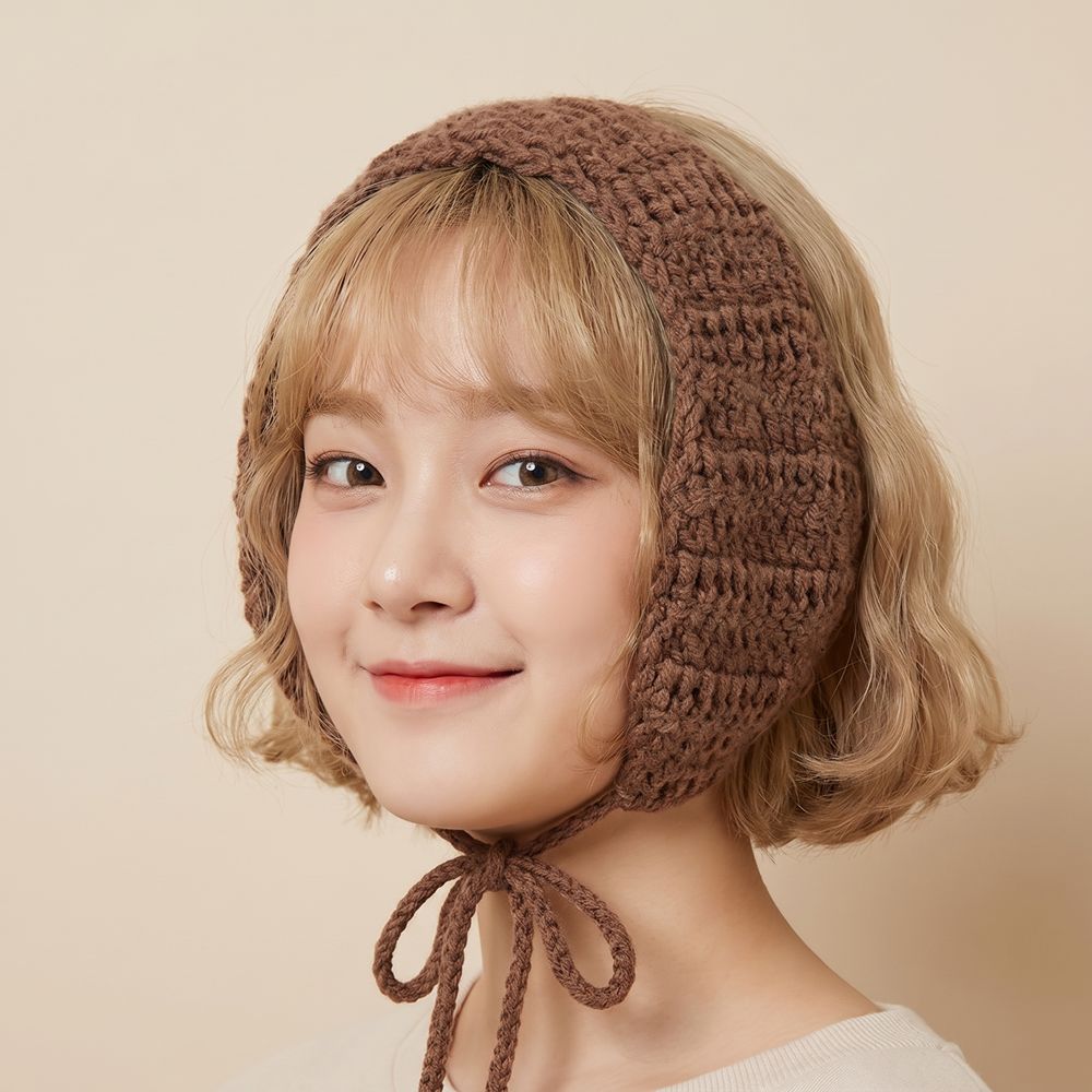 Earmuffs Foldable - Wiatroodporne zimowe nauszniki sznurowane Y2k, opaska