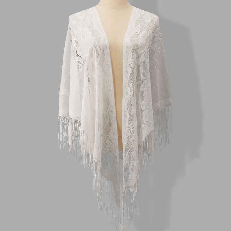 Chusta ślubna z frędzlami, tró – Shawl Wrap Winter recenzja i cena