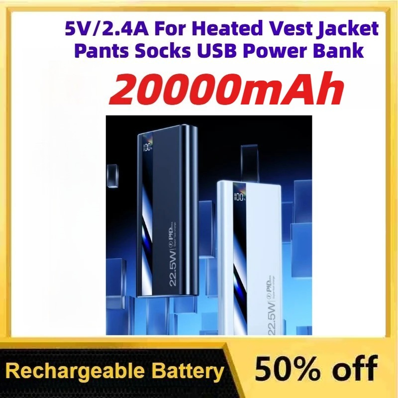 Powerbank przenośny 10000-2000 – Heated Vest Battery recenzja i cena
