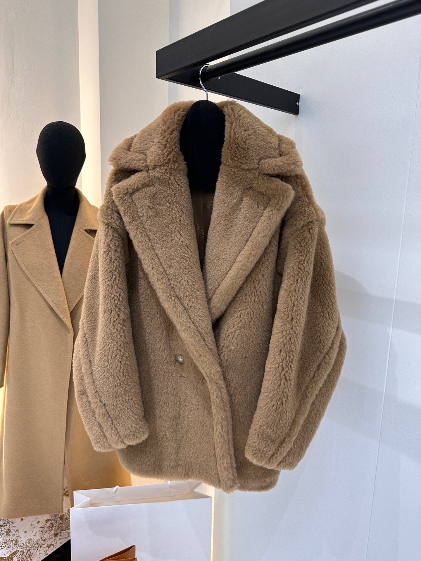 Krótki płaszcz z polaru Max, 6 – Wool Coat Peacoat recenzja i cena