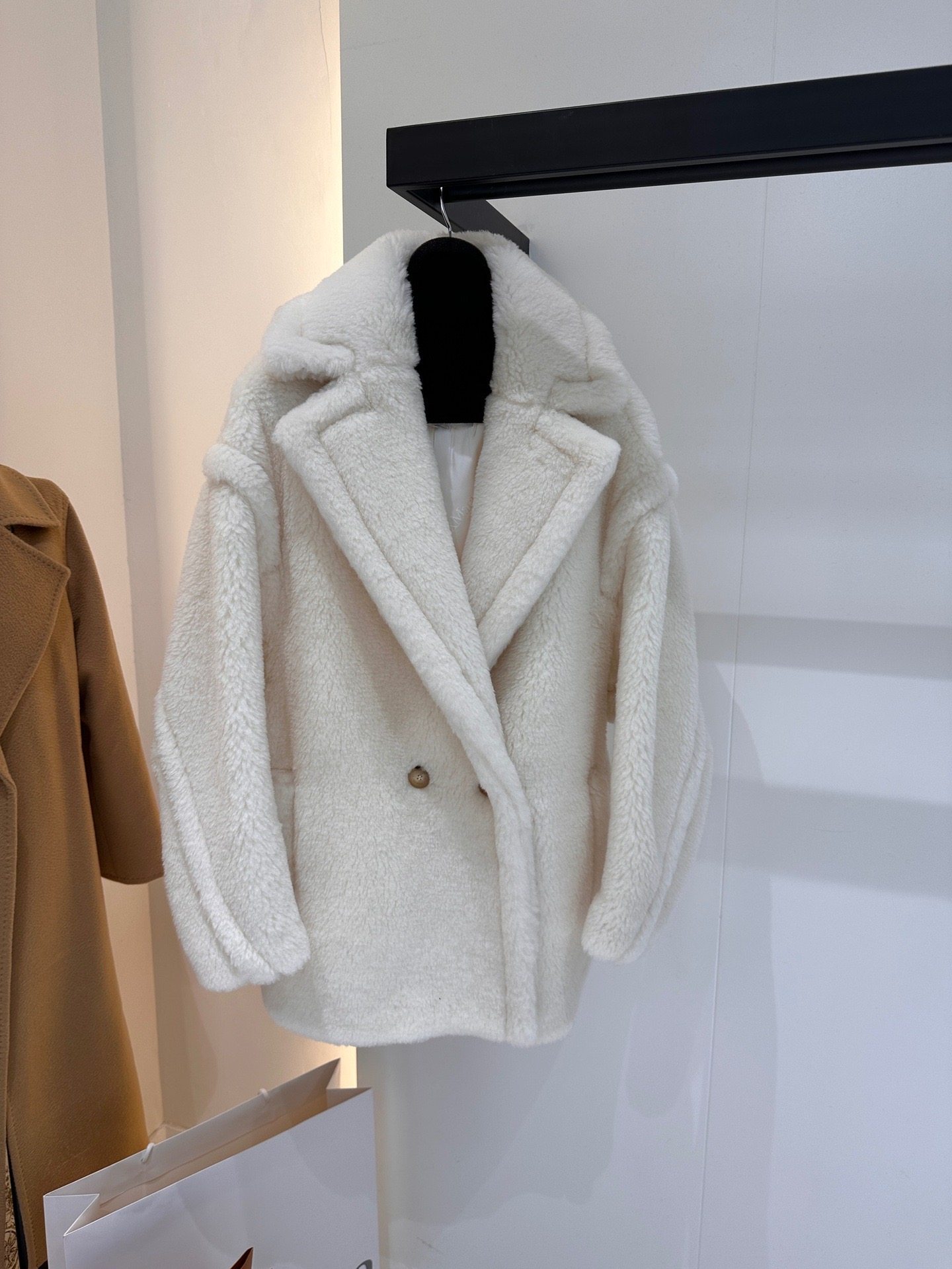 Krótki płaszcz z polaru Max, 6 – Wool Coat Peacoat recenzja i cena