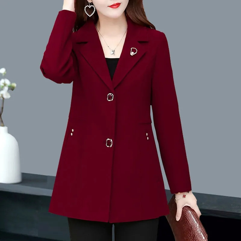 Płaszcz jesienny Krótki 40-let – Wool Coat Peacoat recenzja i cena