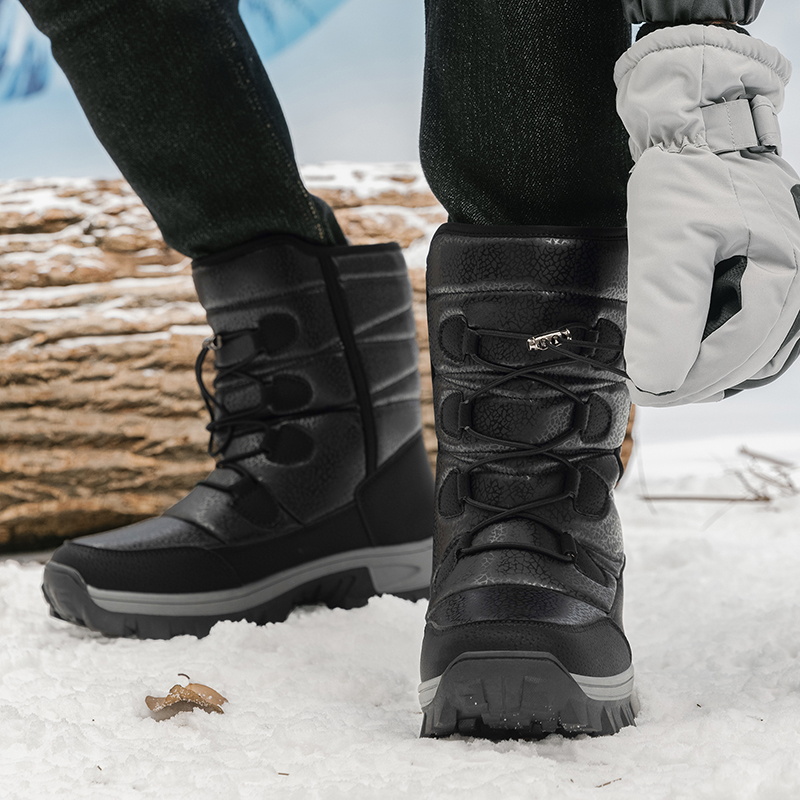 Nowe ciepłe męskie pluszowe bu – Waterproof Winter Boot recenzja i cena
