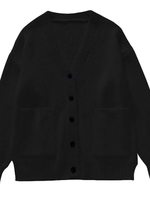 Luźny Kardigan Damski Długi Rę – Wool Coat Peacoat recenzja i cena