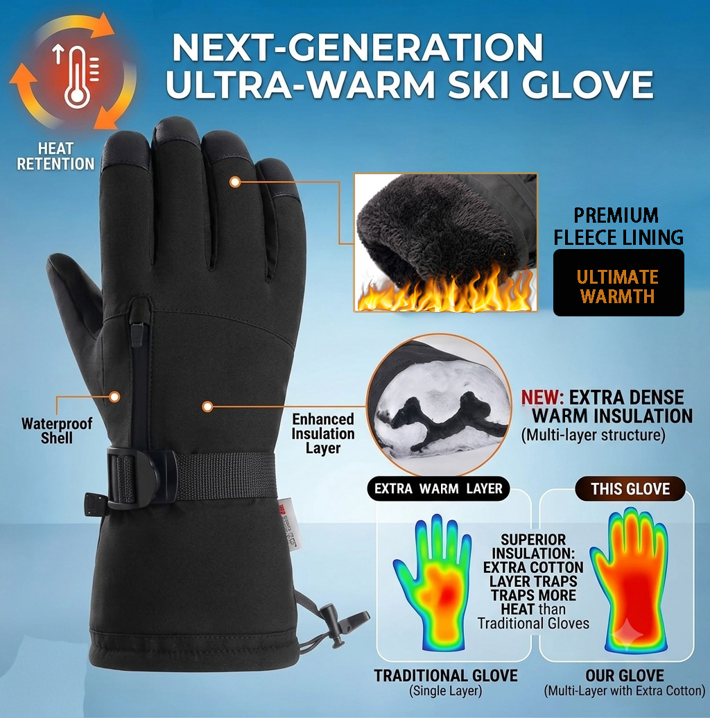 Zimowe rękawice narciarskie dl – Snow Glove Insulated recenzja i cena
